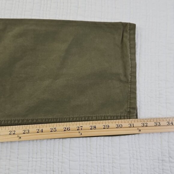 Blue Mountain Canvas Relaxed Fit 5 Pocket Pants Army Green Straight Leg EUC - Picture 6 of 14